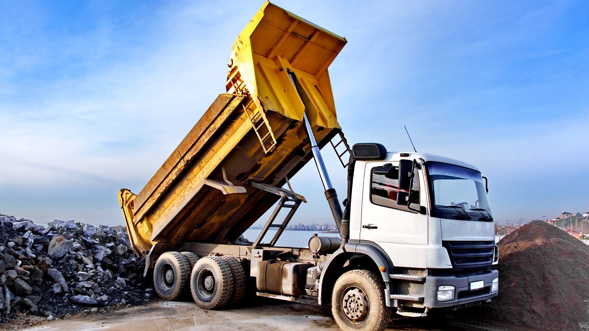 Camion de benne